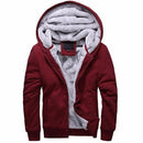 Winter Thick Hoodie For Men / Zipper Hooded Men Tracksuit Sweatshirt-MC1647RE-M-JadeMoghul Inc.