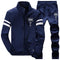Winter Tracksuits For Men - Thick Fleece Hoodie & Pants Suit-EM075 Dark Blue-S-JadeMoghul Inc.