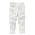 Winter Warm Baby Kid Girls Leggings Pants Basic Elastic Waist Thick Skinny Trousers X16-White-5-JadeMoghul Inc.
