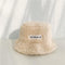 Winter Women Hats Teddy Velvet Warm Ear Protector Fisherman Hat Accessories Vintage Lamb Velvet Cap Lovely Plush Bucket Hat AExp