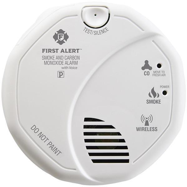 Wireless Interconnected Smoke & Carbon Monoxide Alarm with Voice & Location-Fire Safety Equipment-JadeMoghul Inc.