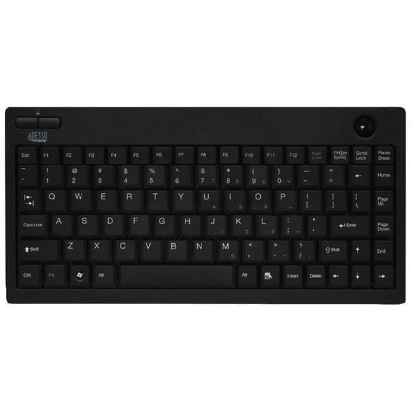 Wireless Mini Trackball Keyboard-Keyboard & Keypads-JadeMoghul Inc.