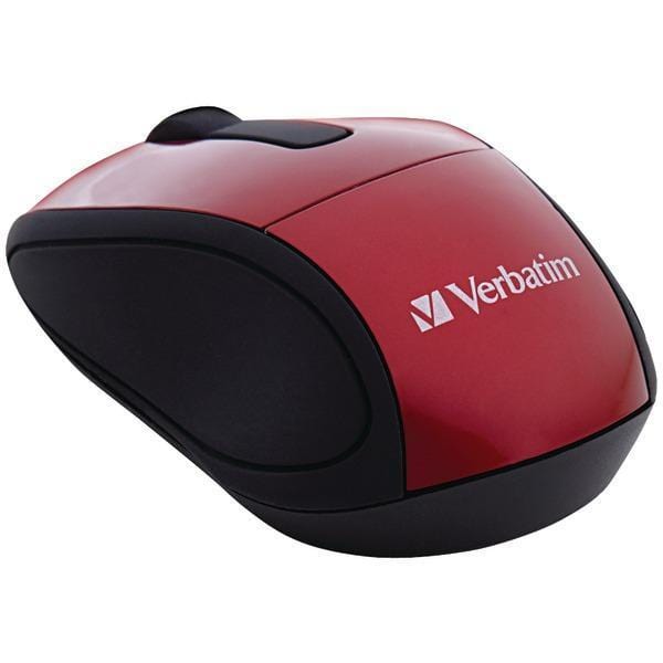 Wireless Mini Travel Mouse (Red)-Mice & Mouse Pads-JadeMoghul Inc.