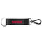 Wisconsin Badgers Black Strap Key Chain-Key Chains-JadeMoghul Inc.