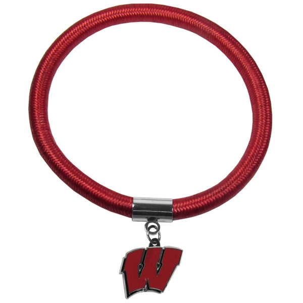 Wisconsin Badgers Color Cord Bracelet-Jewelry & Accessories-JadeMoghul Inc.