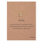 With Card Alloy Key Star Infinity Anchor Drop Gold-color Shorts Clavicle Chains Fashion Necklaces & Pendants Wholesale