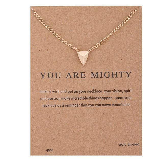 With Card Alloy Key Star Infinity Anchor Drop Gold-color Shorts Clavicle Chains Fashion Necklaces & Pendants Wholesale
