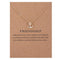 With Card Alloy Key Star Infinity Anchor Drop Gold-color Shorts Clavicle Chains Fashion Necklaces & Pendants Wholesale-Boat anchor card-JadeMoghul Inc.