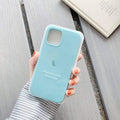 With LOGO Official Silicone Case For iphone 7 8 6S 6 Plus 11 12 Pro X XS MAX XR SE phone Case on Apple iphone 12mini 12pro Cover AExp