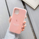 With LOGO Official Silicone Case For iphone 7 8 6S 6 Plus 11 12 Pro X XS MAX XR SE phone Case on Apple iphone 12mini 12pro Cover AExp