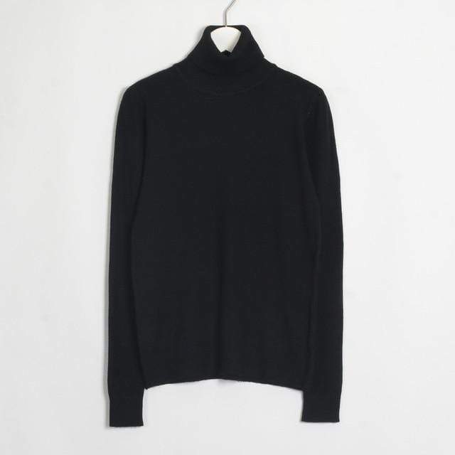 Wixra Knitting Sweater and Jumper Turtleneck Tops Pullovers Casual Sweaters Womens Long Sleeve All-match Elastic Sweater JadeMoghul Inc. 