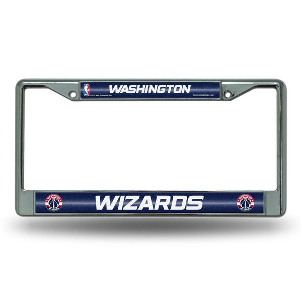 Car License Plate Frame Wizards Bling Chrome Frame