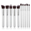 Women 10 pcs Synthetic Kabuki Makeup Brush Set-3-JadeMoghul Inc.