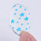 Women 2 Pcs Jelly Soft Silicone Gel Sponge For Foundation Application-1pc blue flower-JadeMoghul Inc.