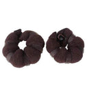 Women 2 Pcs Magic Buns/ Curling Hair Tool-Coffee-JadeMoghul Inc.