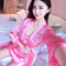 Women 2 Piece Silk Camisole And Robe Sleep Set With Lace Trim-7-S-JadeMoghul Inc.