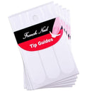 Women 5 Packs French Manicure Smile Tip Guide UV Gel Sticker Sheet--JadeMoghul Inc.