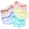 Women 5Pcs Comfortable Cotton Printed Panties-Ice silk panties-M-JadeMoghul Inc.