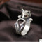 Women 925 Sterling Silver Cute Cat Adjustable Ring--JadeMoghul Inc.