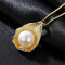 Women 925 Sterling Silver Pearl Pendant Necklace-White-10-11mm-40cm add 5cm-JadeMoghul Inc.