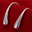 Women 925 Sterling Silver  Tear Drop Earrings