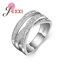 Women 925 Sterling Silver Wedding / Engagement Ring Band-7-JadeMoghul Inc.