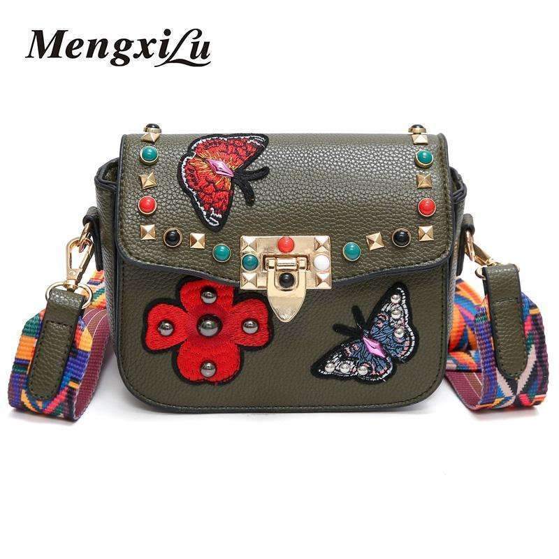 Butterfly Animal Pattern Fashion Mini Women Cross body Bag