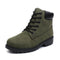 Women Ankle Length Lace Up Boots-green-6-JadeMoghul Inc.