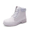 Women Ankle Length Lace Up Boots-grey-6-JadeMoghul Inc.