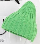Women Basic Winters Acrylic Knit Hat In Solid Colors-Green-JadeMoghul Inc.