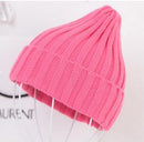 Women Basic Winters Acrylic Knit Hat In Solid Colors-Hot Pink-JadeMoghul Inc.