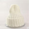 Women Basic Winters Acrylic Knit Hat In Solid Colors-White-JadeMoghul Inc.