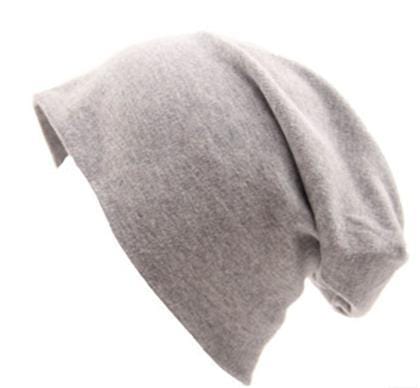 Women Basic Wool Blend Slouch Beanie/ Hat In Solid Colors-M028 Grayish white-JadeMoghul Inc.