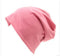 Women Basic Wool Blend Slouch Beanie/ Hat In Solid Colors-M028 Leather Pink-JadeMoghul Inc.