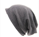 Women Basic Wool Blend Slouch Beanie/ Hat In Solid Colors-M028 Ma gray-JadeMoghul Inc.