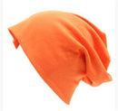 Women Basic Wool Blend Slouch Beanie/ Hat In Solid Colors-M028 Orange-JadeMoghul Inc.