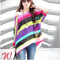 Women Batwing Sleeves Printed chiffon Shirt Top-picture color-4XL-JadeMoghul Inc.