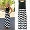 Women Beach Boho Maxi Dress - High Quality Striped Print Long Dress-Sky Blue-S-JadeMoghul Inc.