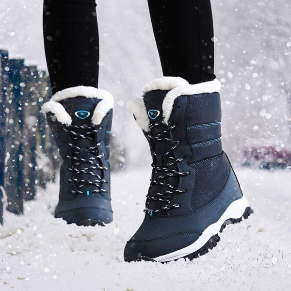 Women Boots Non-slip Waterproof Winter Ankle Snow Boots Women Platform Winter Shoes with Thick Fur Botas Mujer thigh high boots JadeMoghul Inc. 