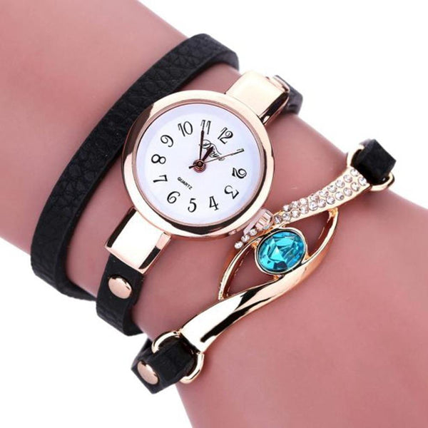 Women Bracelet Watch - Leather Strap Wristwatch-1-JadeMoghul Inc.