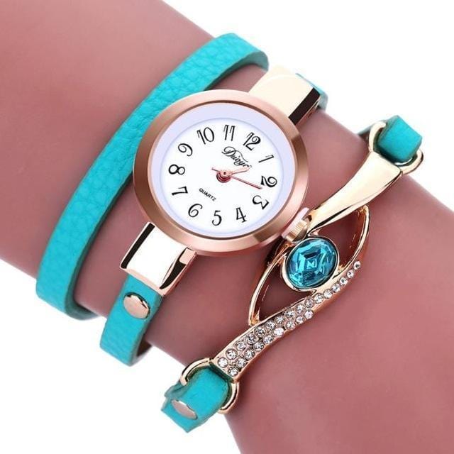 Women Bracelet Watch - Leather Strap Wristwatch-4-JadeMoghul Inc.