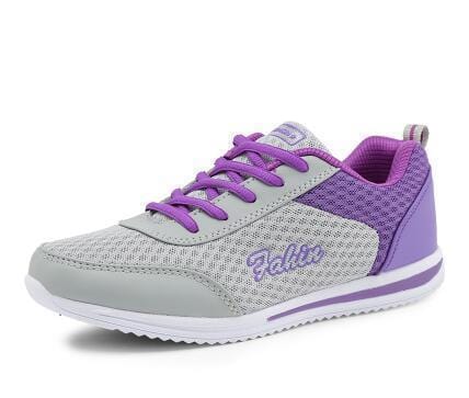 Women Breathable Mesh Sneakers In Candy Colors-Grey purple-4.5-JadeMoghul Inc.