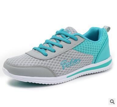 Women Breathable Mesh Sneakers In Candy Colors-Sky blue and grey-4.5-JadeMoghul Inc.