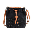 Women Bucket Style Drawstring Cross Body Bag-black-(20cm<Max Length<30cm)-JadeMoghul Inc.