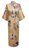 Women Calf Length silk Floral Print Robe-As the photo show 9-S-JadeMoghul Inc.