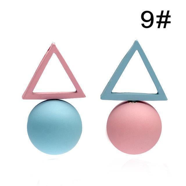 Women Candy Colored Stud Earrings-9-JadeMoghul Inc.