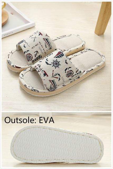 Women Casual Floral Indoor Home Slippers Flower Soft Slippers Spring Autumn Flip Flops Female Linen Slides Slippers JadeMoghul Inc. 