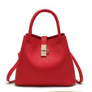 Women Casual Patent Leather Bag With Buckle Closure-Red-China-29cm-JadeMoghul Inc.