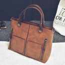 Women Casual Patent Leather Hand Bag-brown-beautiful bag-JadeMoghul Inc.