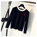 Women Casual Pullover Warm Sweater-Black-One Size-JadeMoghul Inc.
